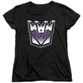 Transformers Decepticon Airbrush Logo Womens T-Shirt