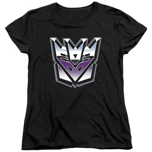 Transformers Decepticon Airbrush Logo Womens T-Shirt