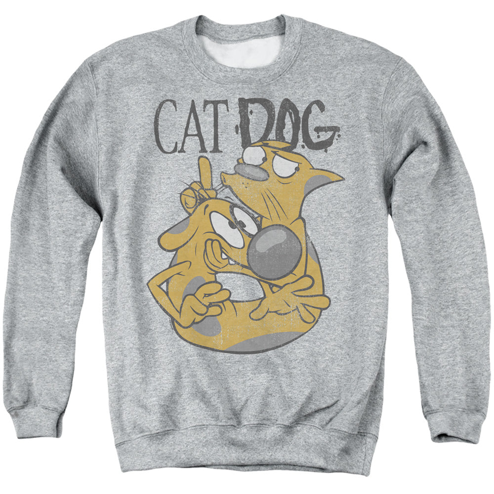 CatDog Stuck Together Crewneck Sweatshirt