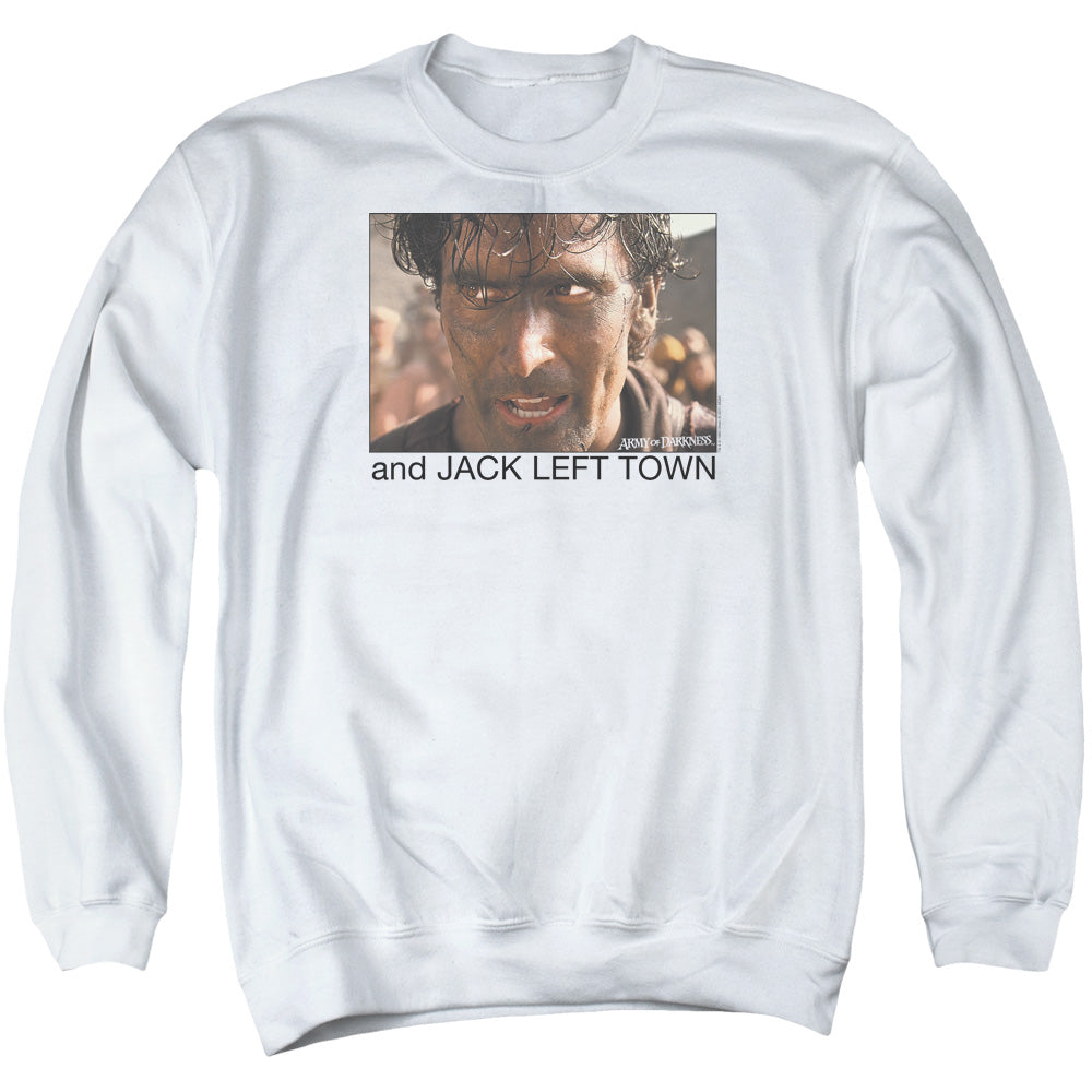 Army of Darkness Jack Left Town Crewneck Sweatshirt