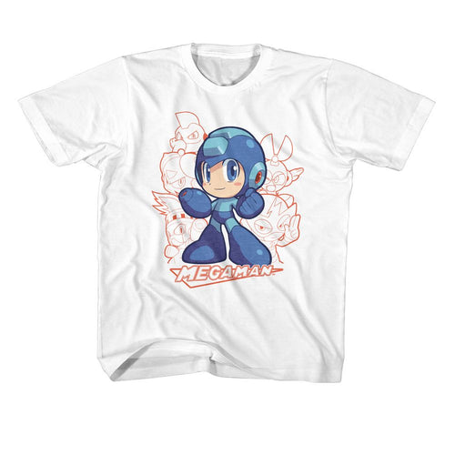 Mega Man Character Group Youth/Toddler T-Shirt