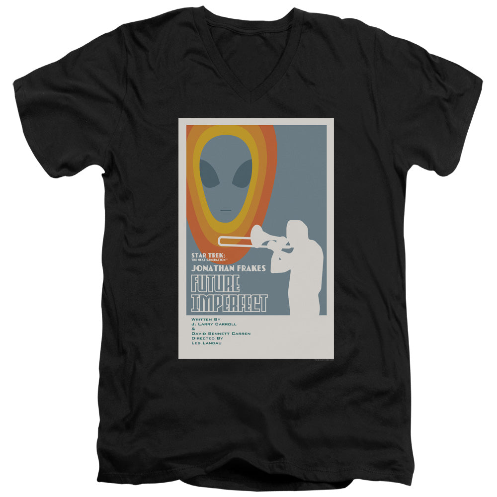 Star Trek Future Imperfect Black V-Neck T-Shirt
