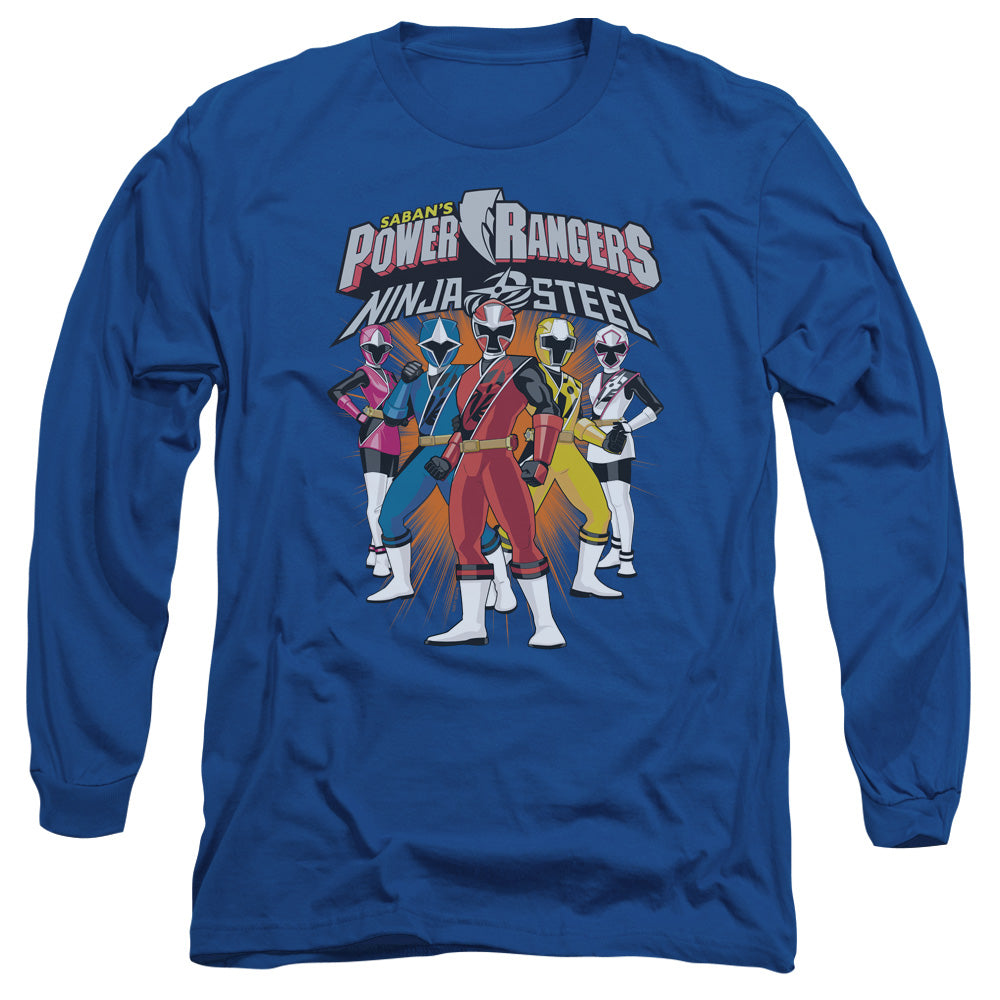Power Rangers: Ninja Steel Team Lineup Long Sleeve T-Shirt