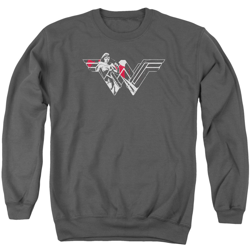 Batman v Superman Wonder Splatter Logo Crewneck Sweatshirt