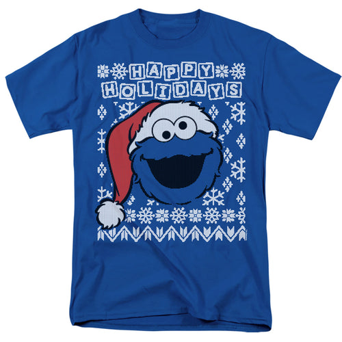 Sesame Street Cookie Monster Ugly Christmas T-Shirt