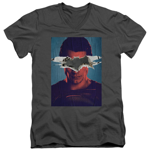 Batman v Superman Superman Poster V-Neck T-Shirt
