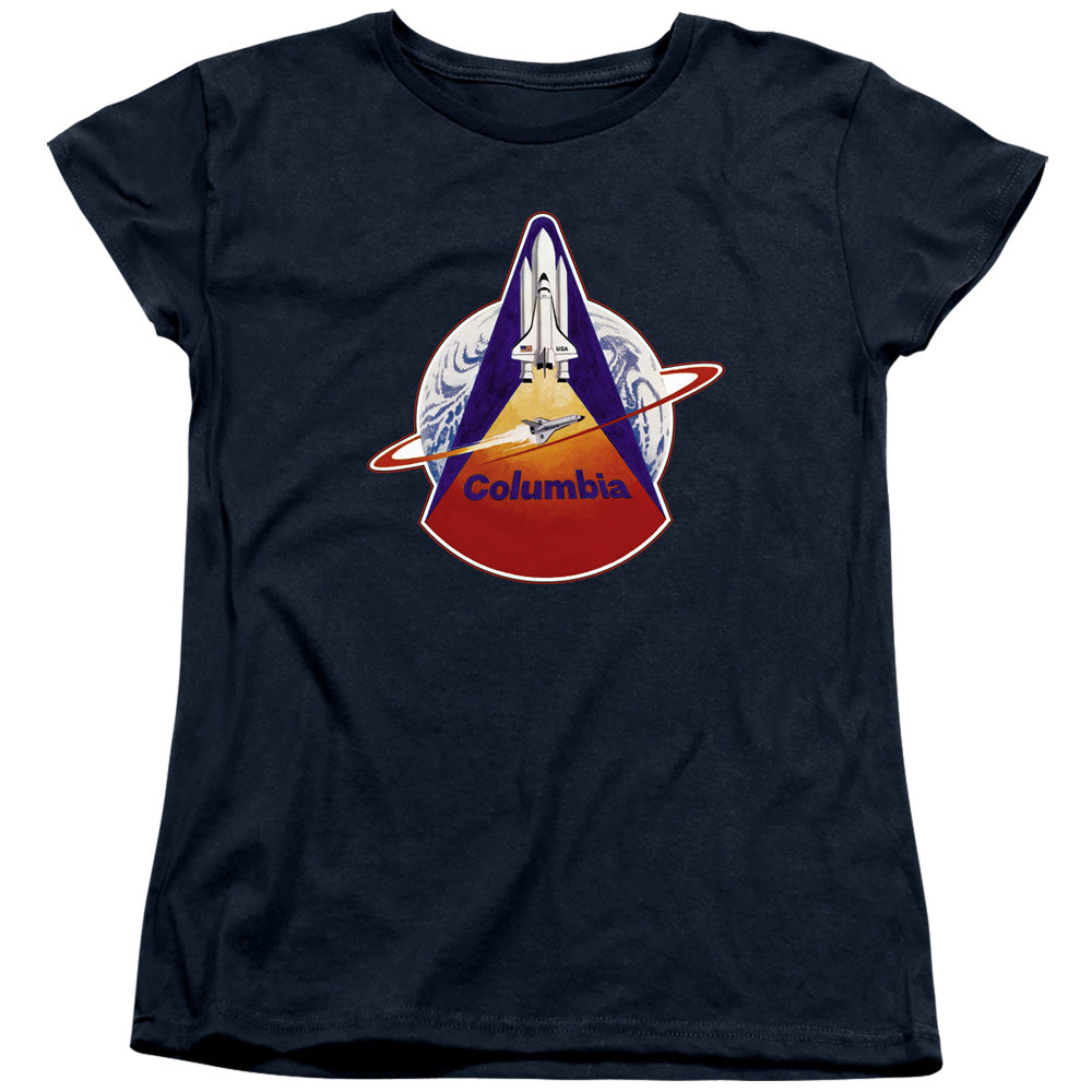 NASA STS-1 Mission Patch Womens T-Shirt