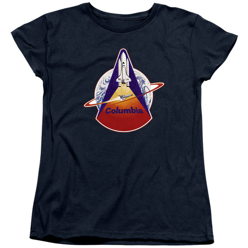 NASA STS-1 Mission Patch Womens T-Shirt