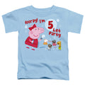 Peppa Pig Hooray I'M 5 Birthday Youth/Toddler T-Shirt