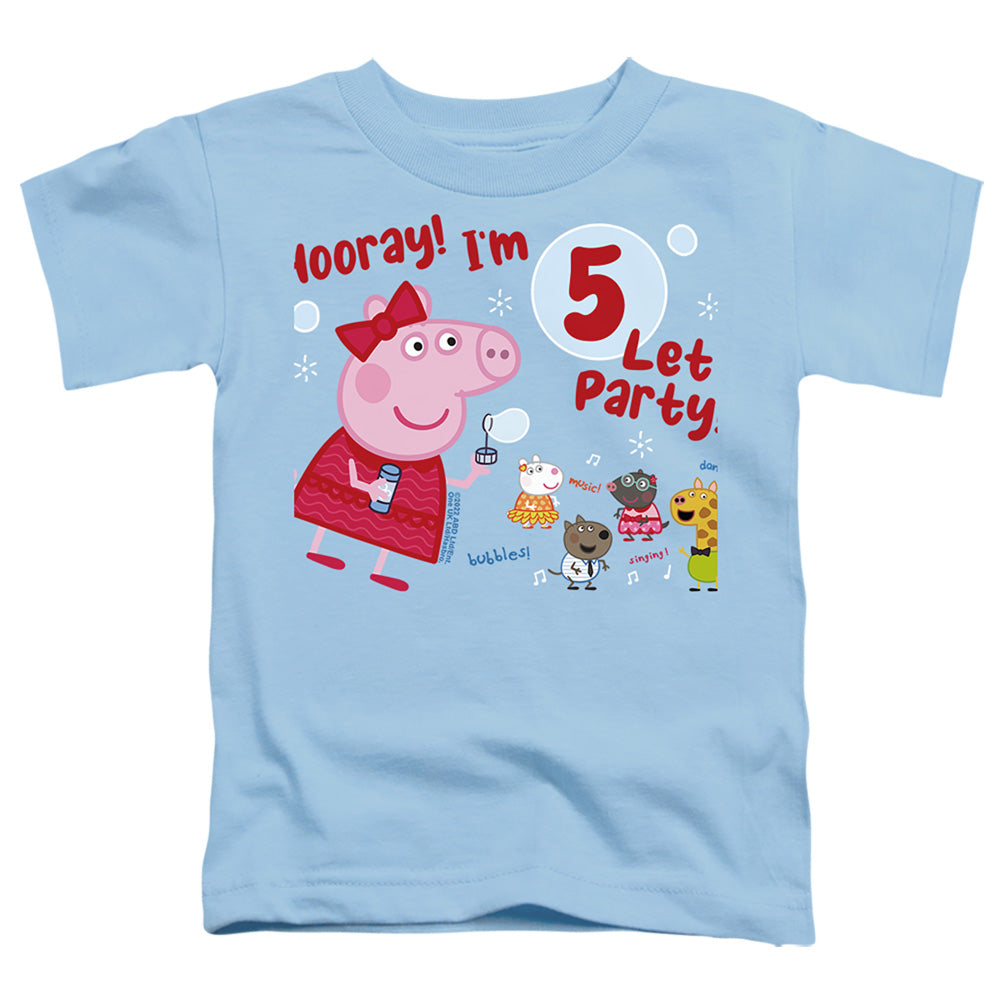 Peppa Pig Hooray I'M 5 Birthday Youth/Toddler T-Shirt