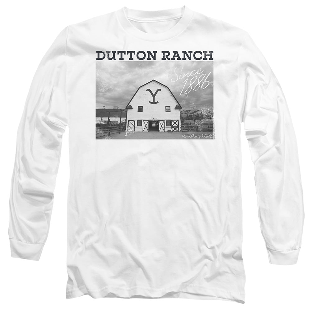 Yellowstone Dutton Ranch Barn Since 1886 Long Sleeve T-Shirt