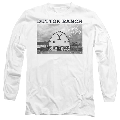 Yellowstone Dutton Ranch Barn Since 1886 Long Sleeve T-Shirt