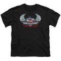 Superman Chrome Wings Shield Youth/Toddler T-Shirt