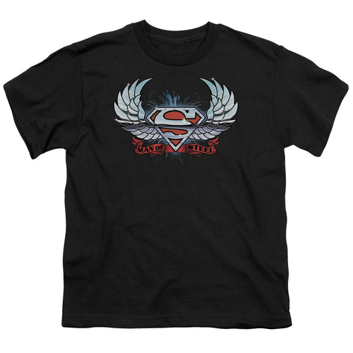 Superman Chrome Wings Shield Youth/Toddler T-Shirt