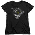 Mighty Morphin Power Rangers Black 25 Womens T-Shirt