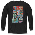 DC Comics Justice League Boxes Youth Long Sleeve T-Shirt