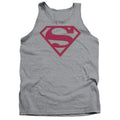 Superman Crimson & Gray Shield Tank Top