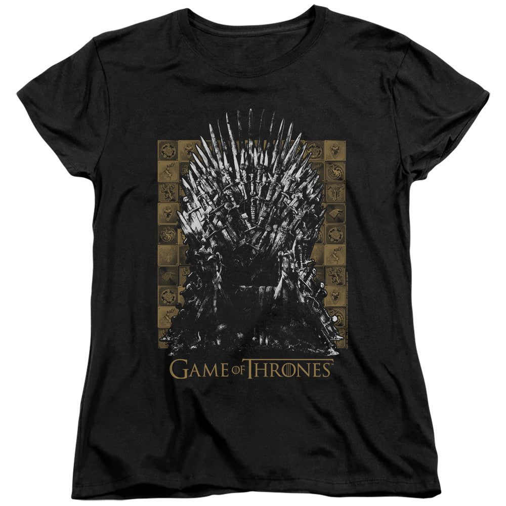 Game of Thrones Iron Throne Womens T-Shirt