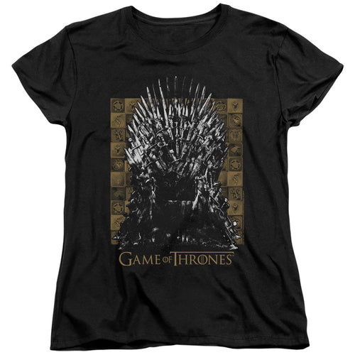 Game of Thrones Iron Throne Womens T-Shirt
