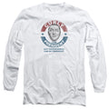 The Three Stooges Curly for President Any Knucklehead White Long Sleeve T-Shirt