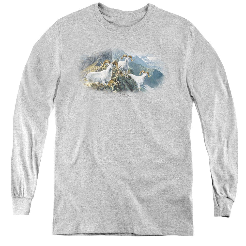Wild Wings High Trails Dall Sheep Youth Long Sleeve T-Shirt