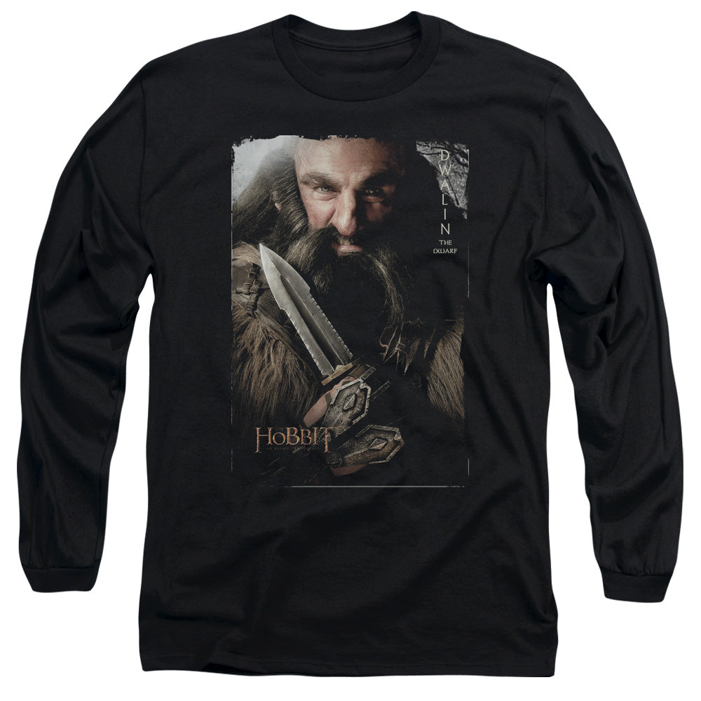 The Hobbit Dwalin Portrait Long Sleeve T-Shirt