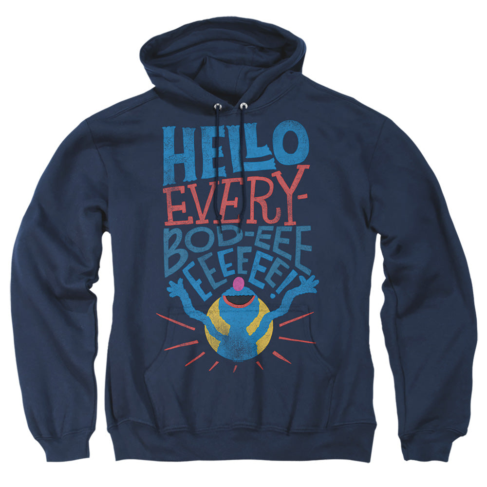 Sesame Street Grover Hello Everybody Pullover Hoodie