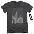New York City Manhattan Monochrome V-Neck T-Shirt