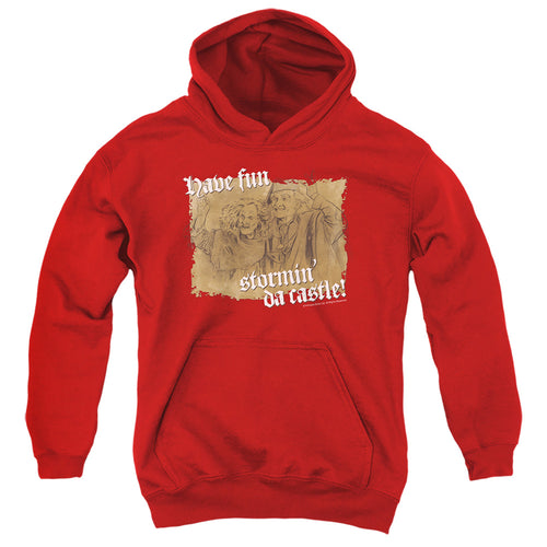 The Princess Bride Have Fun Stormin' Da Castle Red Youth Hoodie