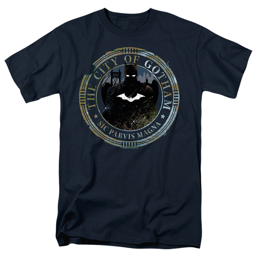 The Batman Gotham Seal Monochrome T-Shirt
