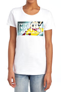 Mighty Mouse Mighty Rectangle Womens T-Shirt