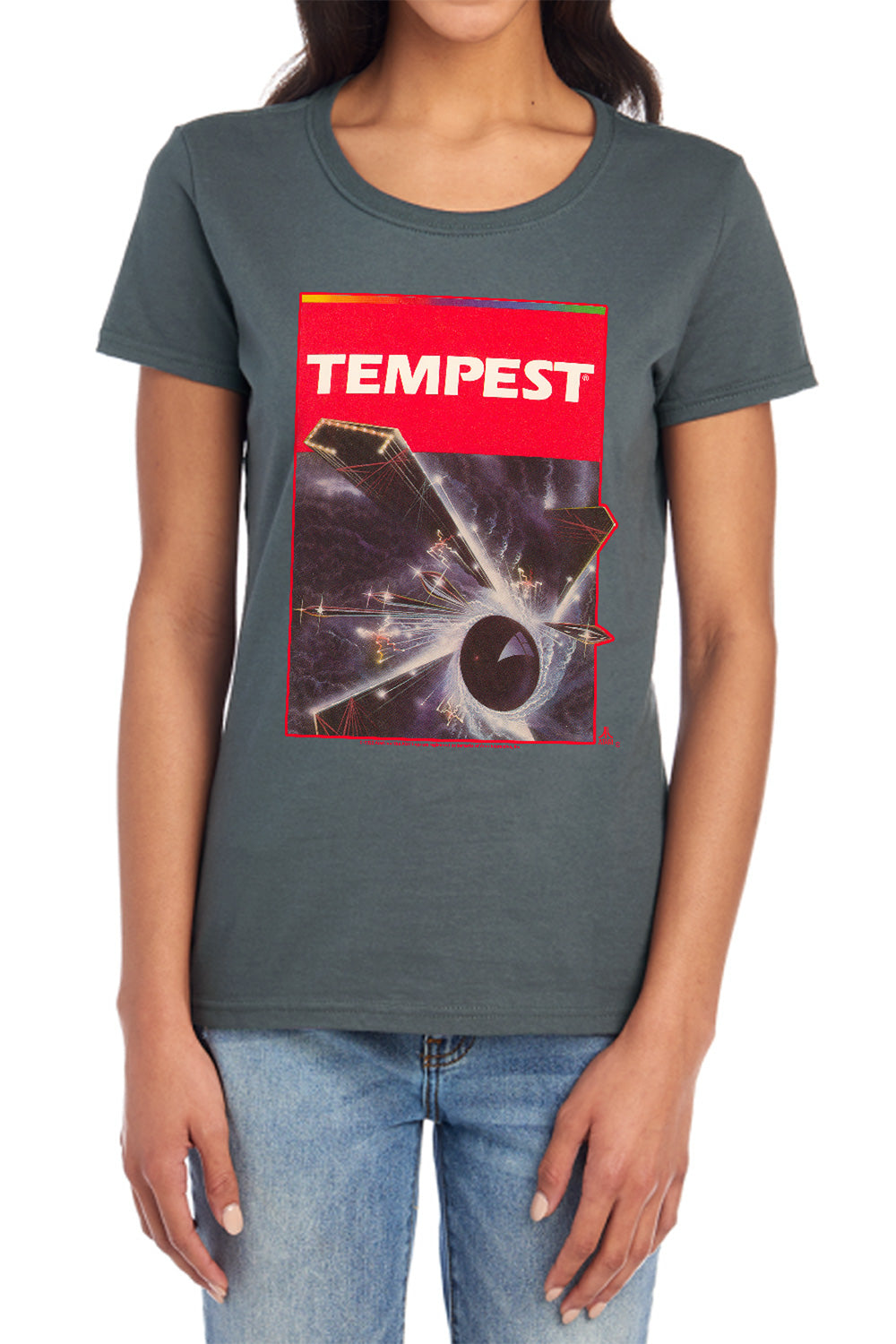Atari Tempest Box Art Womens T-Shirt