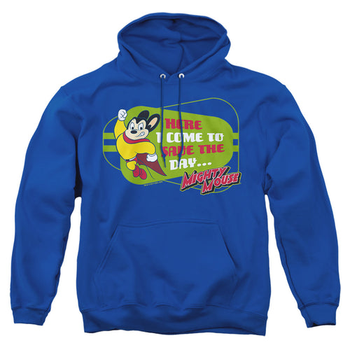 Mighty Mouse Here I Come Pullover Hoodie