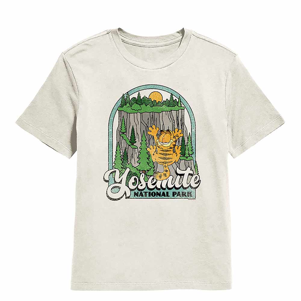 Yosemite Garfield youth t-shirt in natural