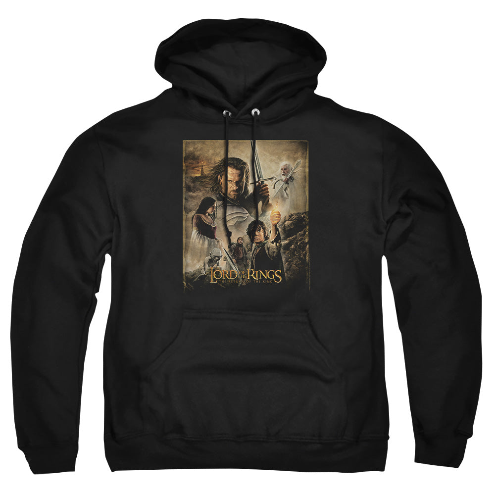 Lord of the Rings Return of the King Poster Pullover Hoodie