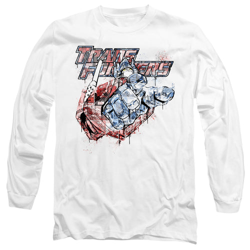 Transformers Spray Panels Long Sleeve T-Shirt