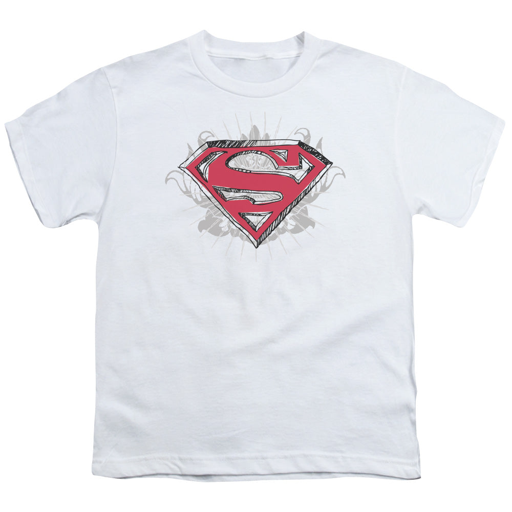 Superman Hastily Drawn Shield Youth/Toddler T-Shirt