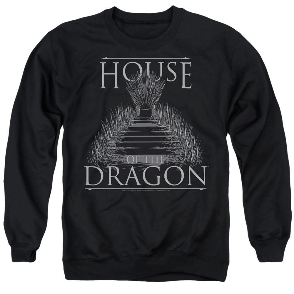House of the Dragon Sword Throne Crewneck Sweatshirt