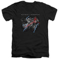 Batman v Superman Lightning Fight V-Neck T-Shirt