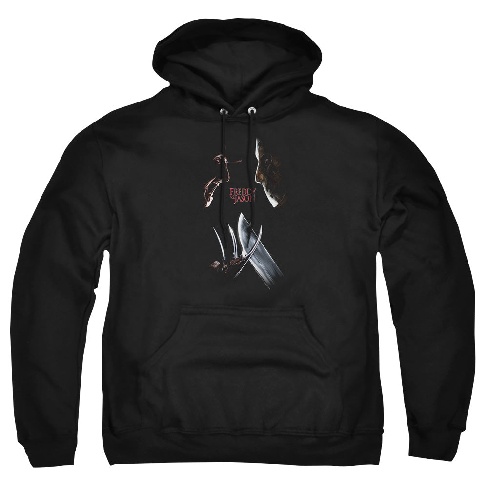 Freddy vs Jason Face Off Pullover Hoodie