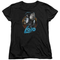 Justice League Gut Rot Womens T-Shirt