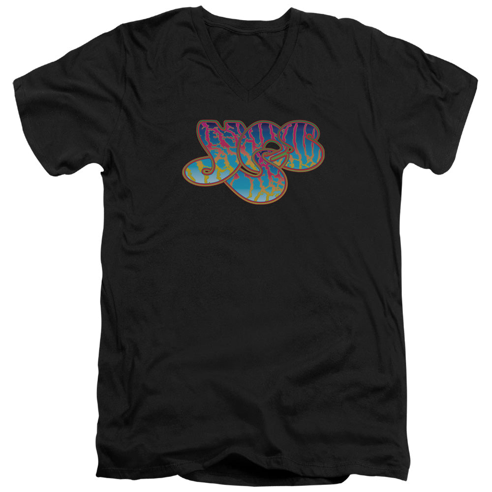 Yes Roger Dean Logo V-Neck T-Shirt