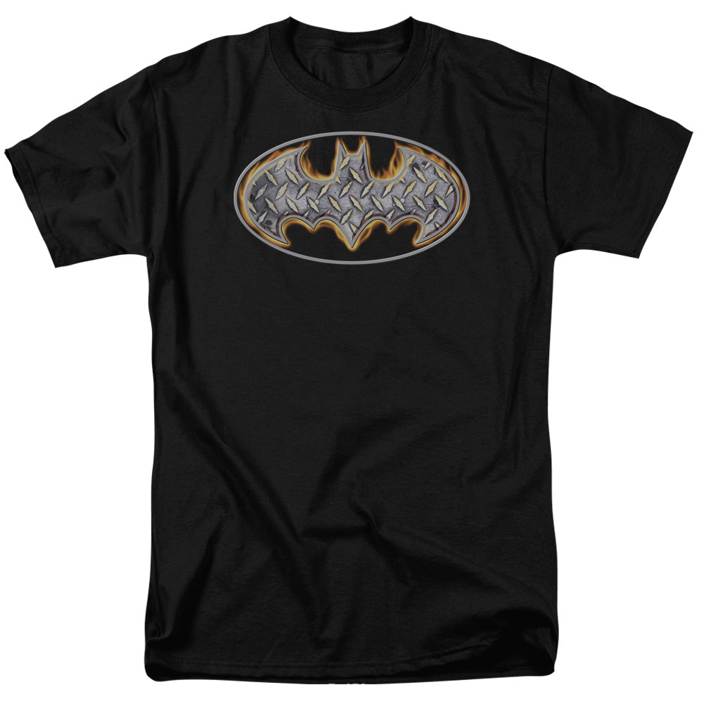 Batman Steel Fire Shield T-Shirt