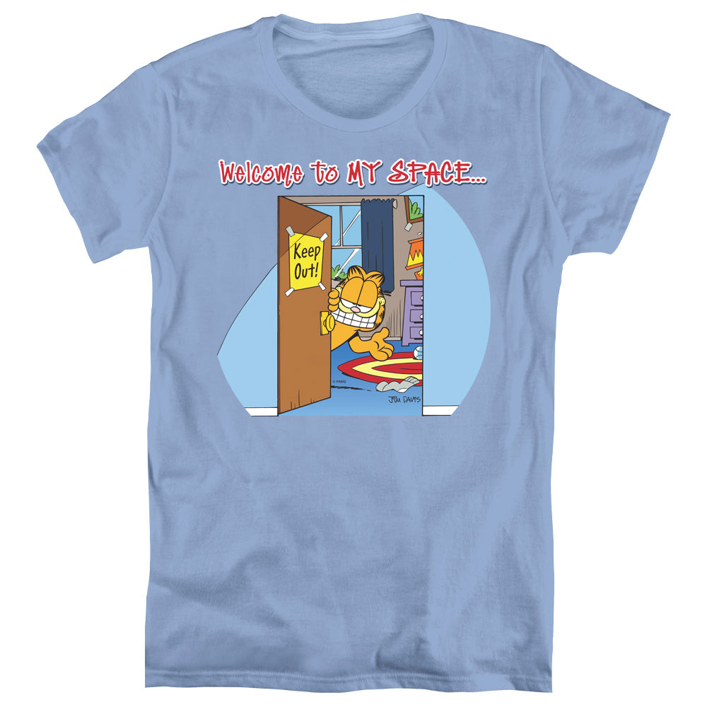 Garfield Welcome To Myspace Womens T-Shirt