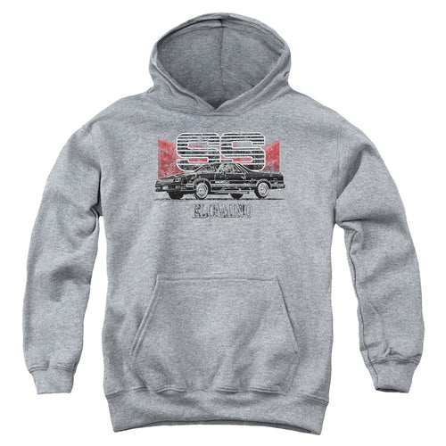 Chevy El Camino SS Mountains Youth Hoodie