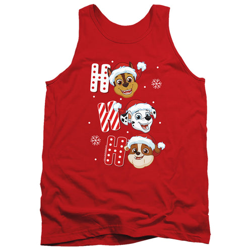 Paw Patrol Chase Marshall Rubble Christmas Santa Hats Tank Top