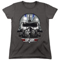 Top Gun Iceman Helmet Womens T-Shirt
