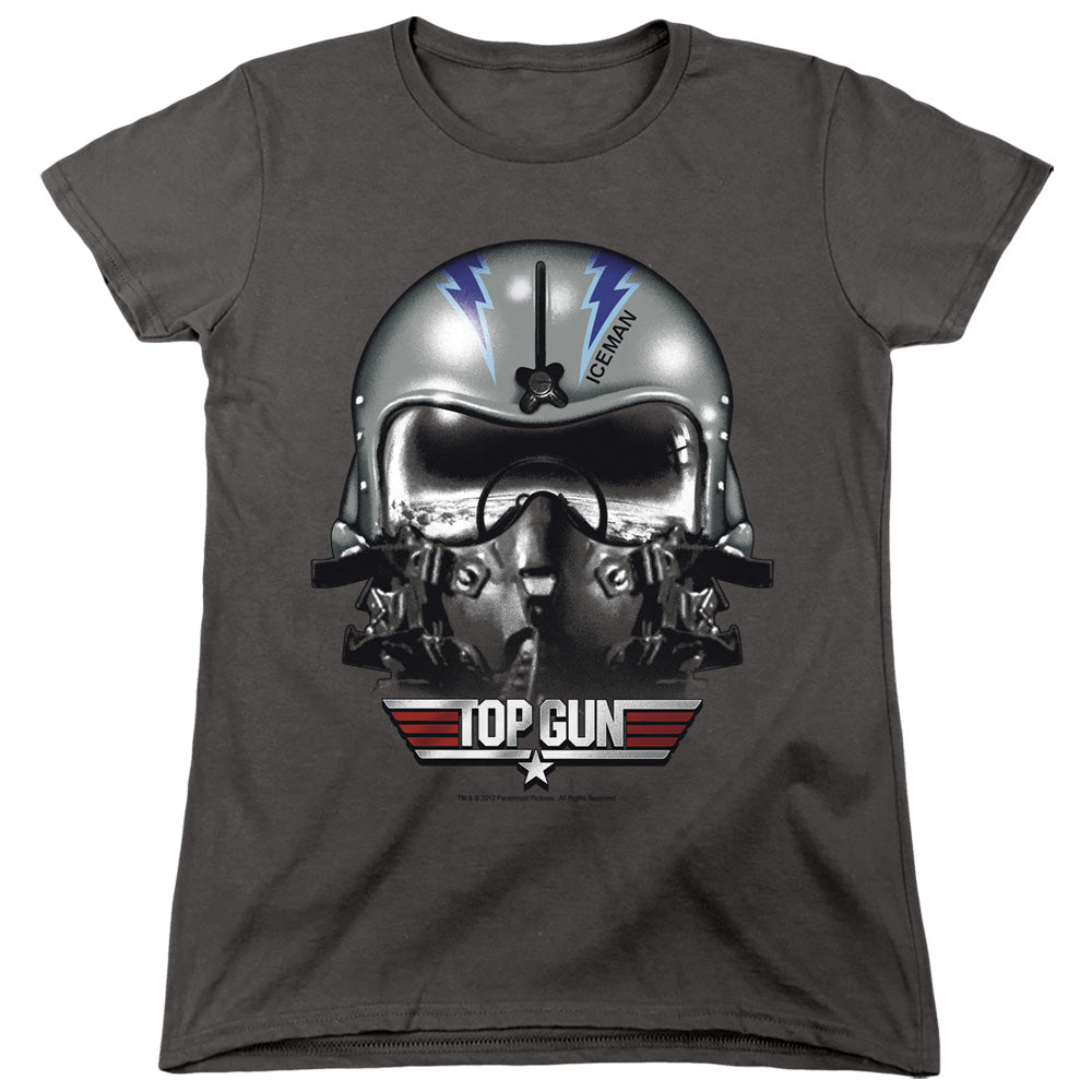 Top Gun Iceman Helmet Womens T-Shirt