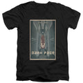 Star Trek Dark Page Black V-Neck T-Shirt
