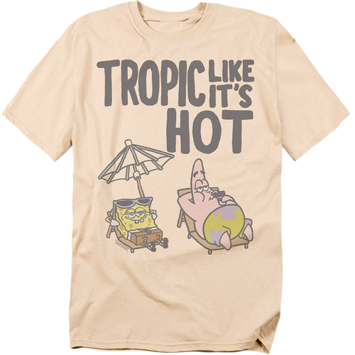 Spongebob Squarepants Tropic Like It's Hot T-Shirt